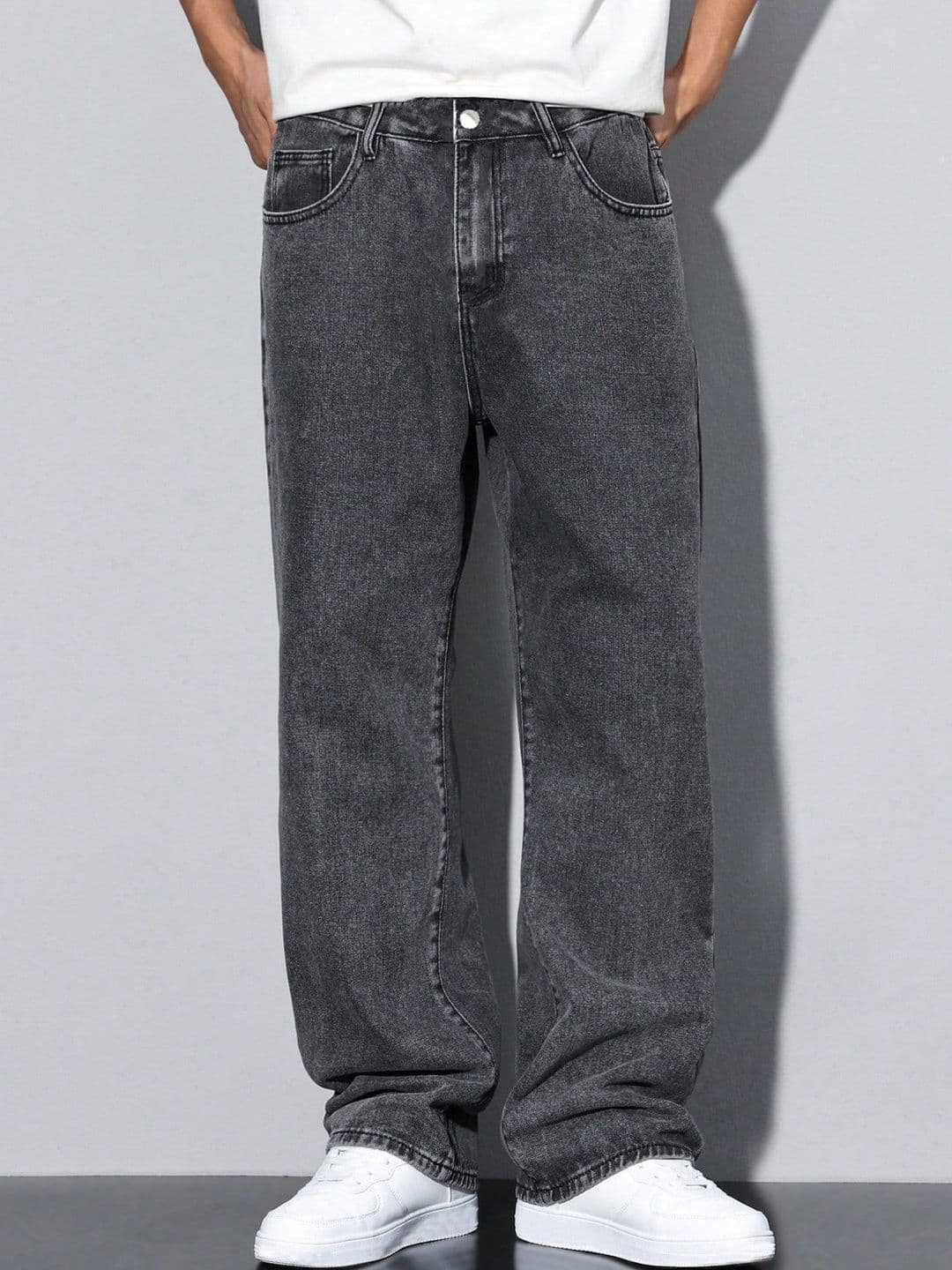 LERIYA FASHION Men Relaxed Fit High-Rise Light Fade Stretchable Jeans - view 1
