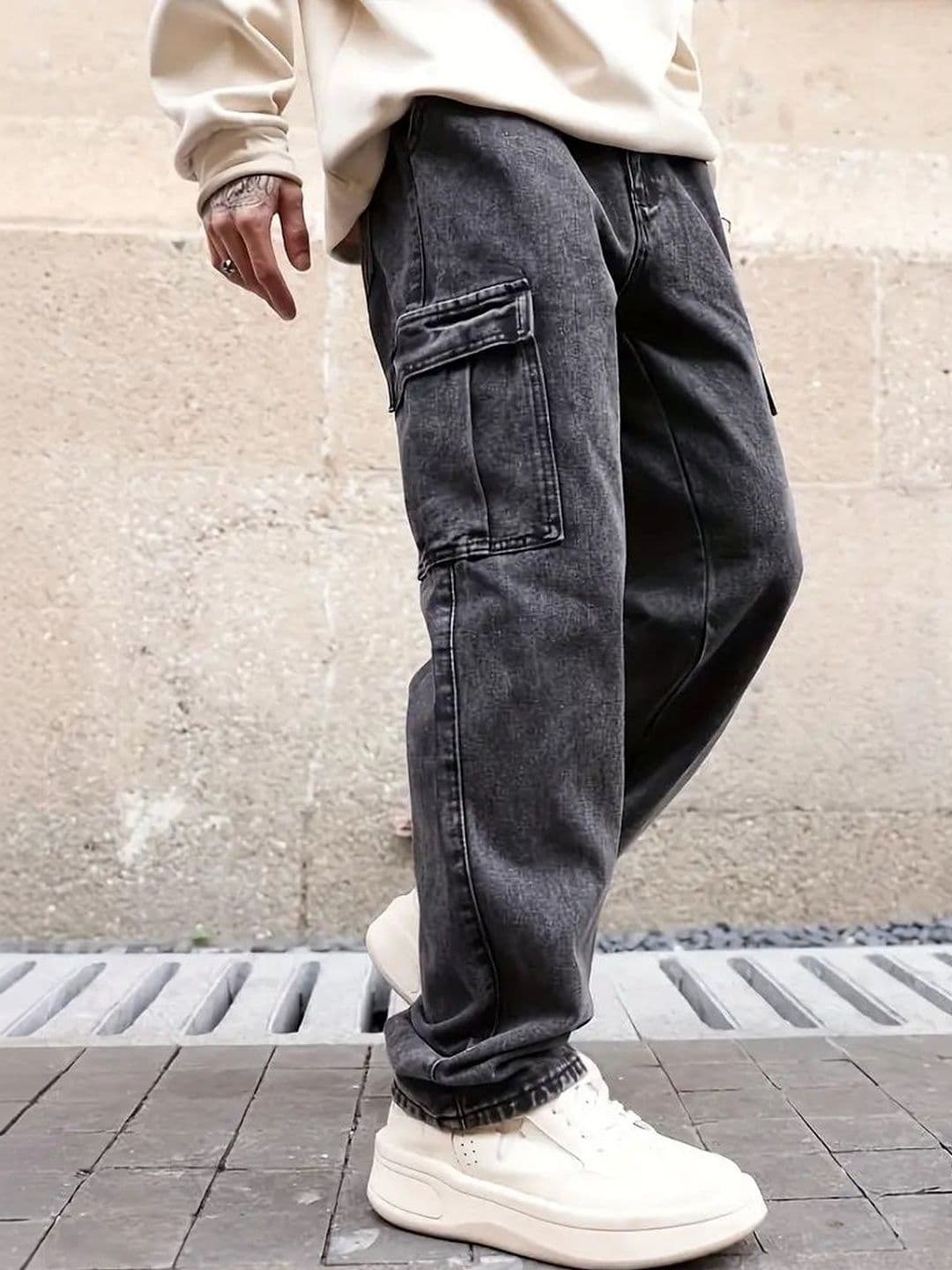 LERIYA FASHION Men Relaxed Fit High-Rise Light Fade Stretchable Jeans - view 1