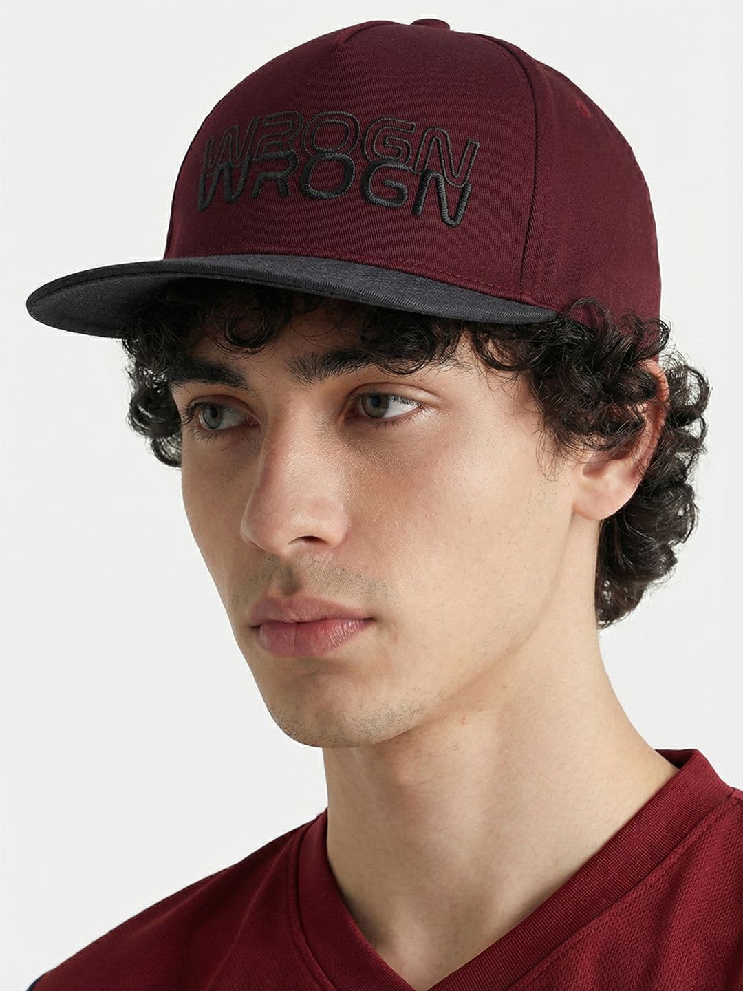 WROGN Unisex Colourblocked Cotton Baseball Cap - view 1