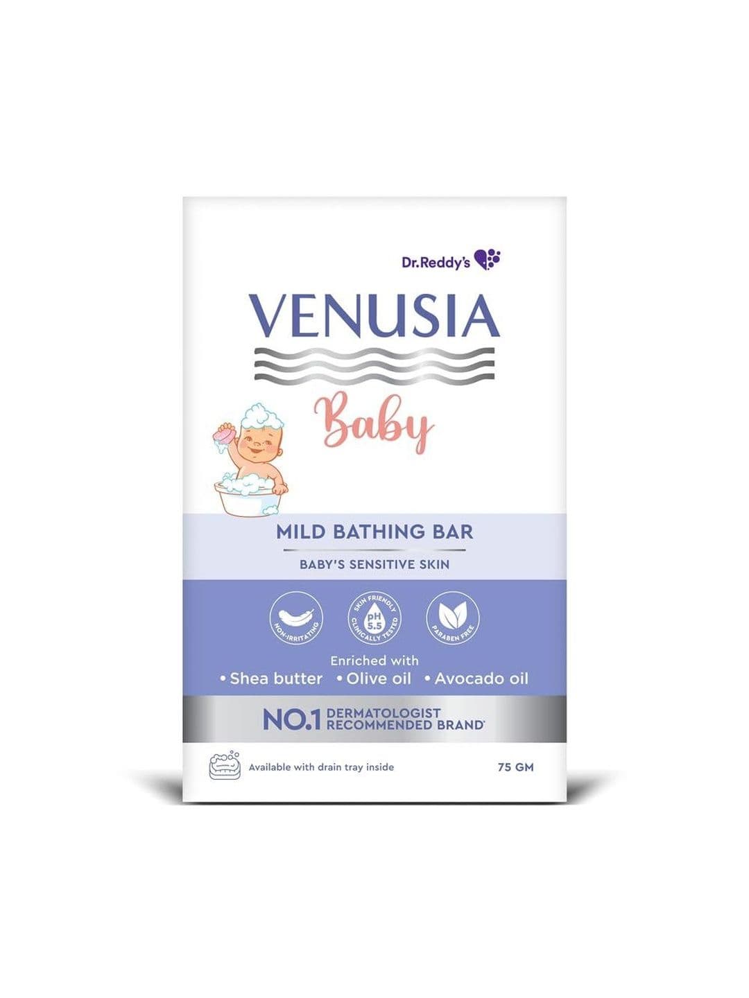 Venusia Baby Mild Bathing Bar - 75 g - view 1