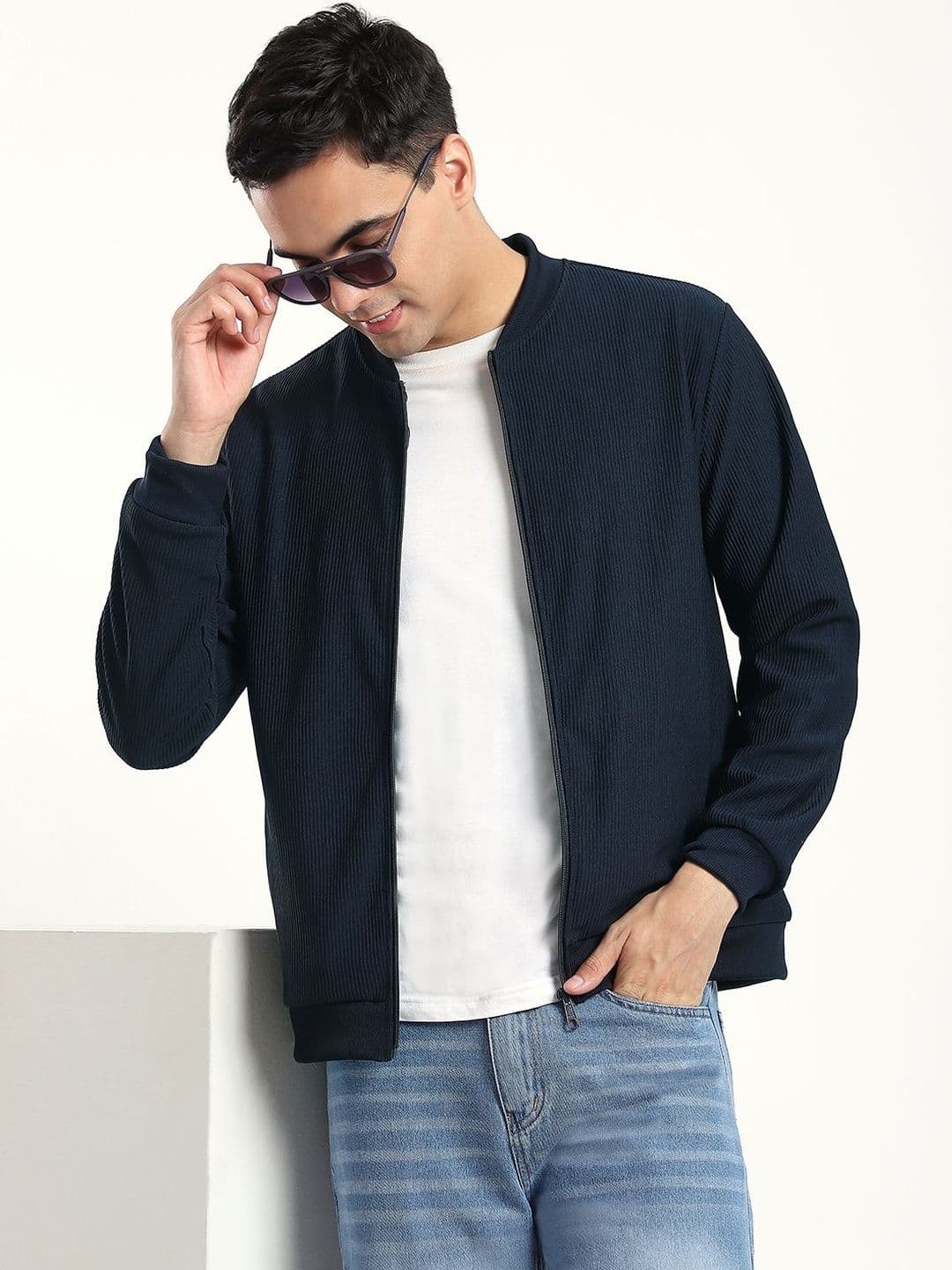 R&B Men Lightweight Bomber Jacket