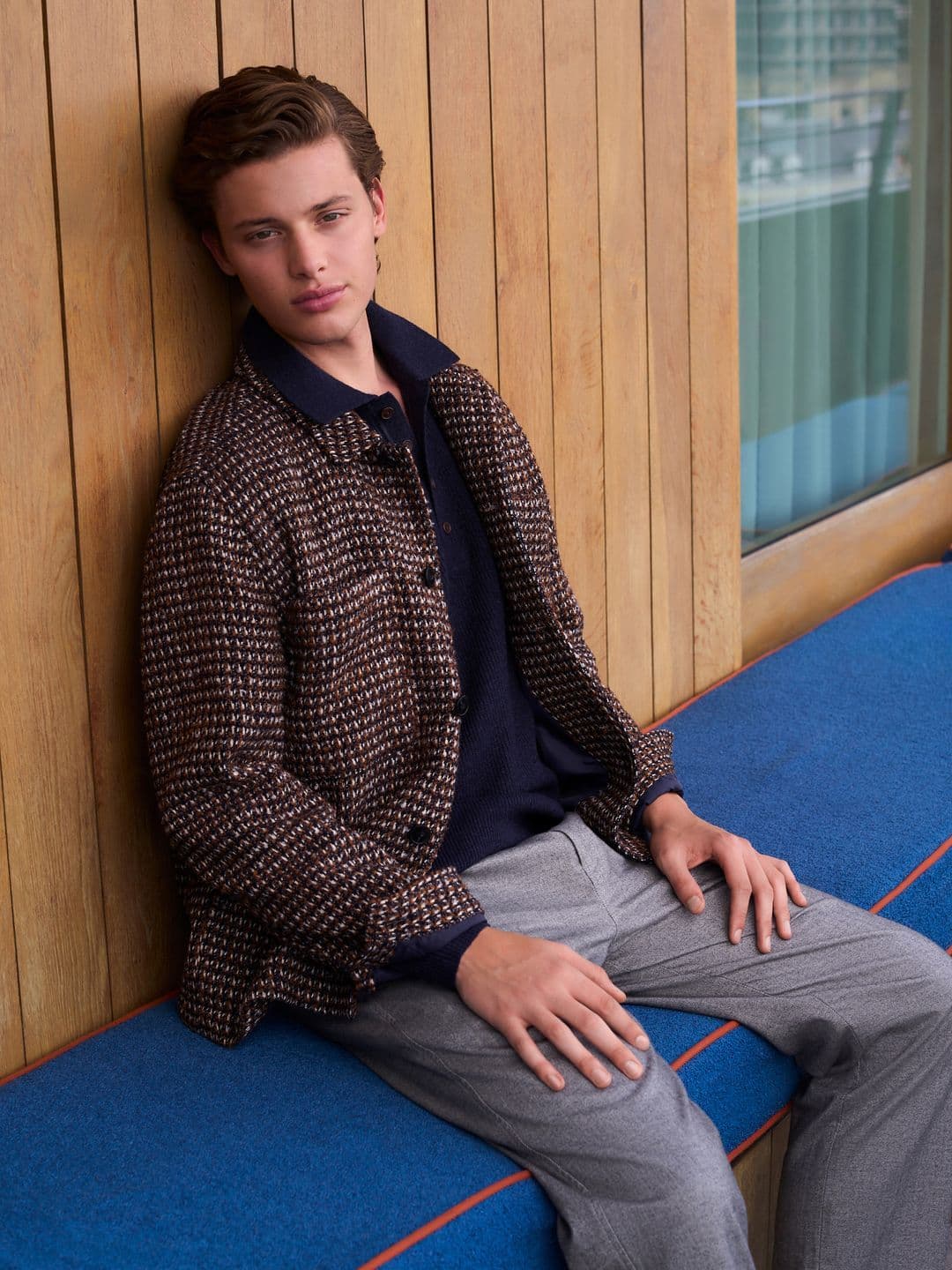 NEXT Men Checked Tailored Jacket - view 1