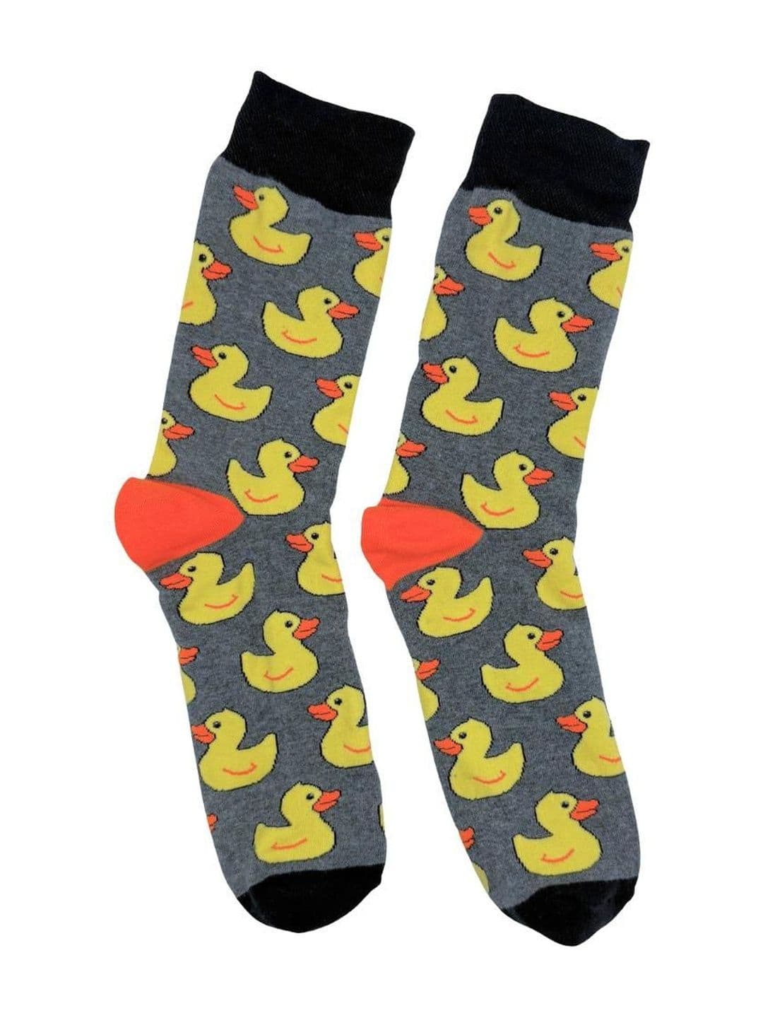 The Tie Hub Printed Cotton Calf Length Socks - view 1