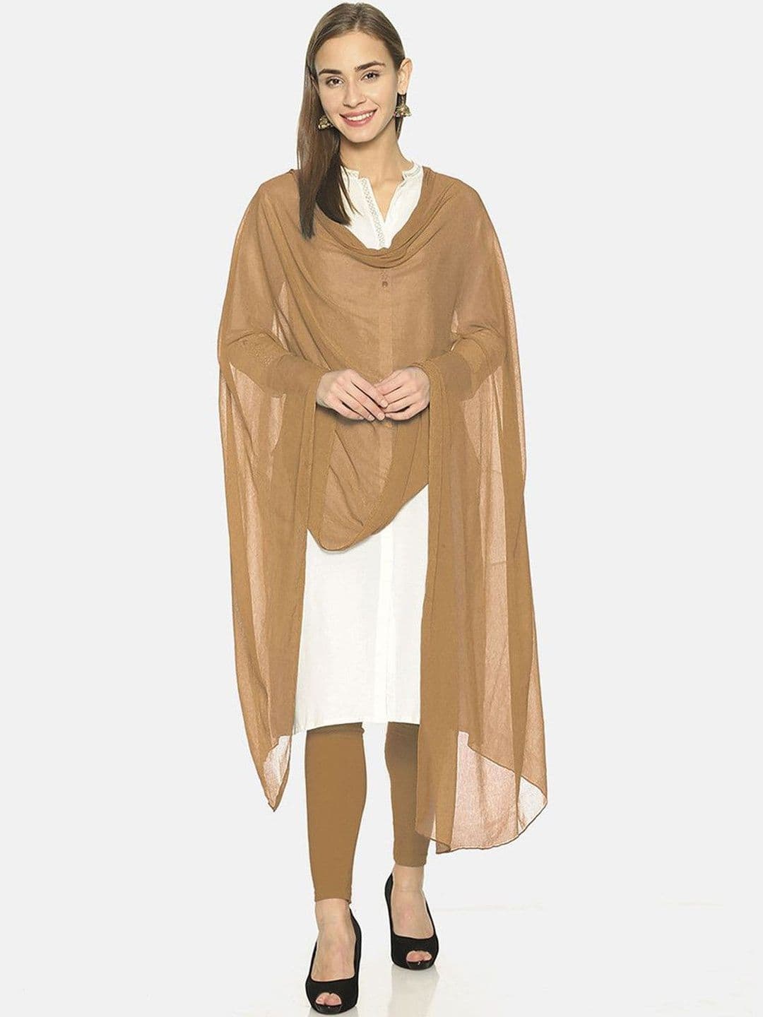 TWIN BIRDS Women Nylon Chiffon Lightweight Soft Shawl - view 1