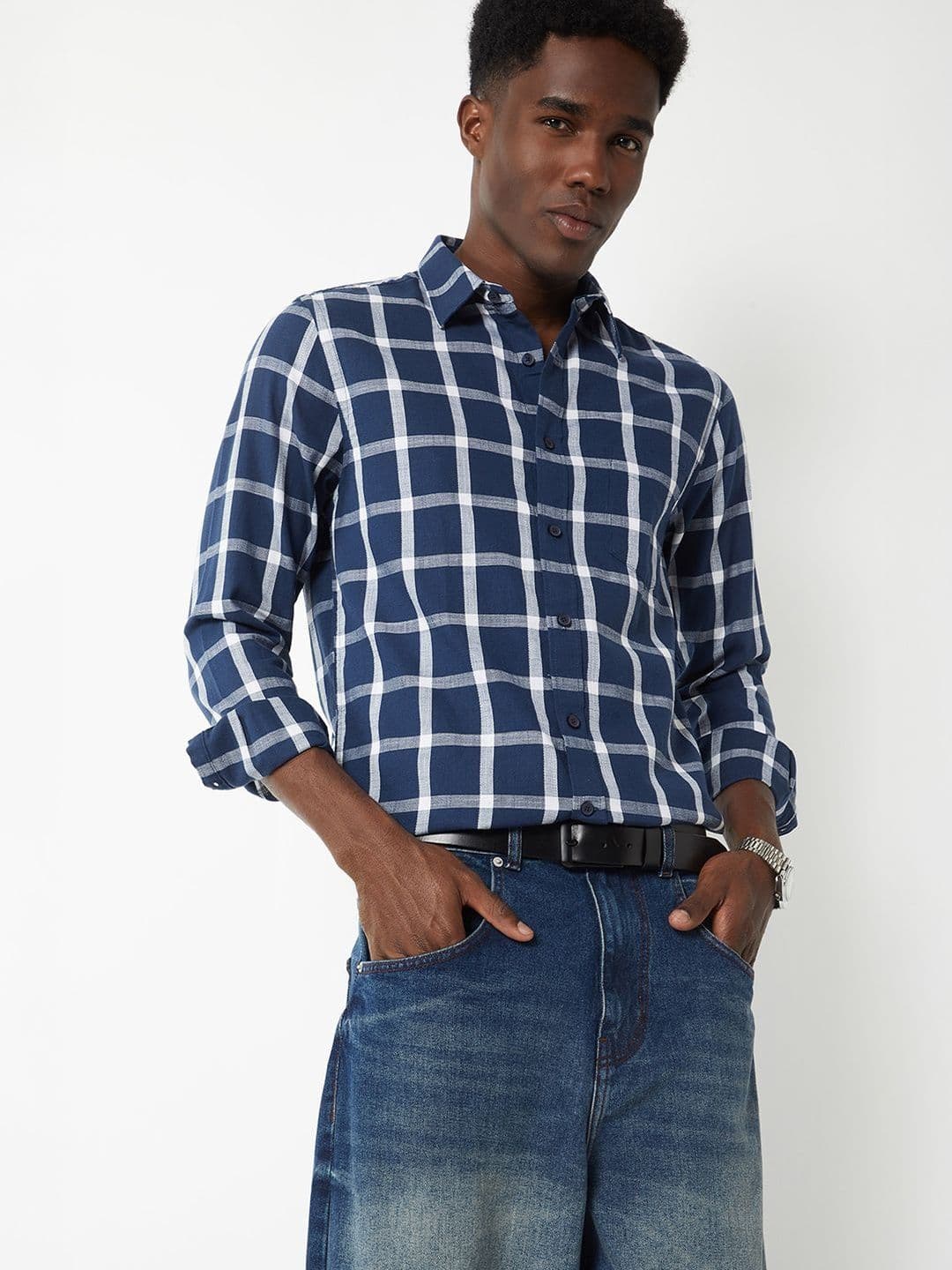 max Men Checked Casual Shirt - view 1