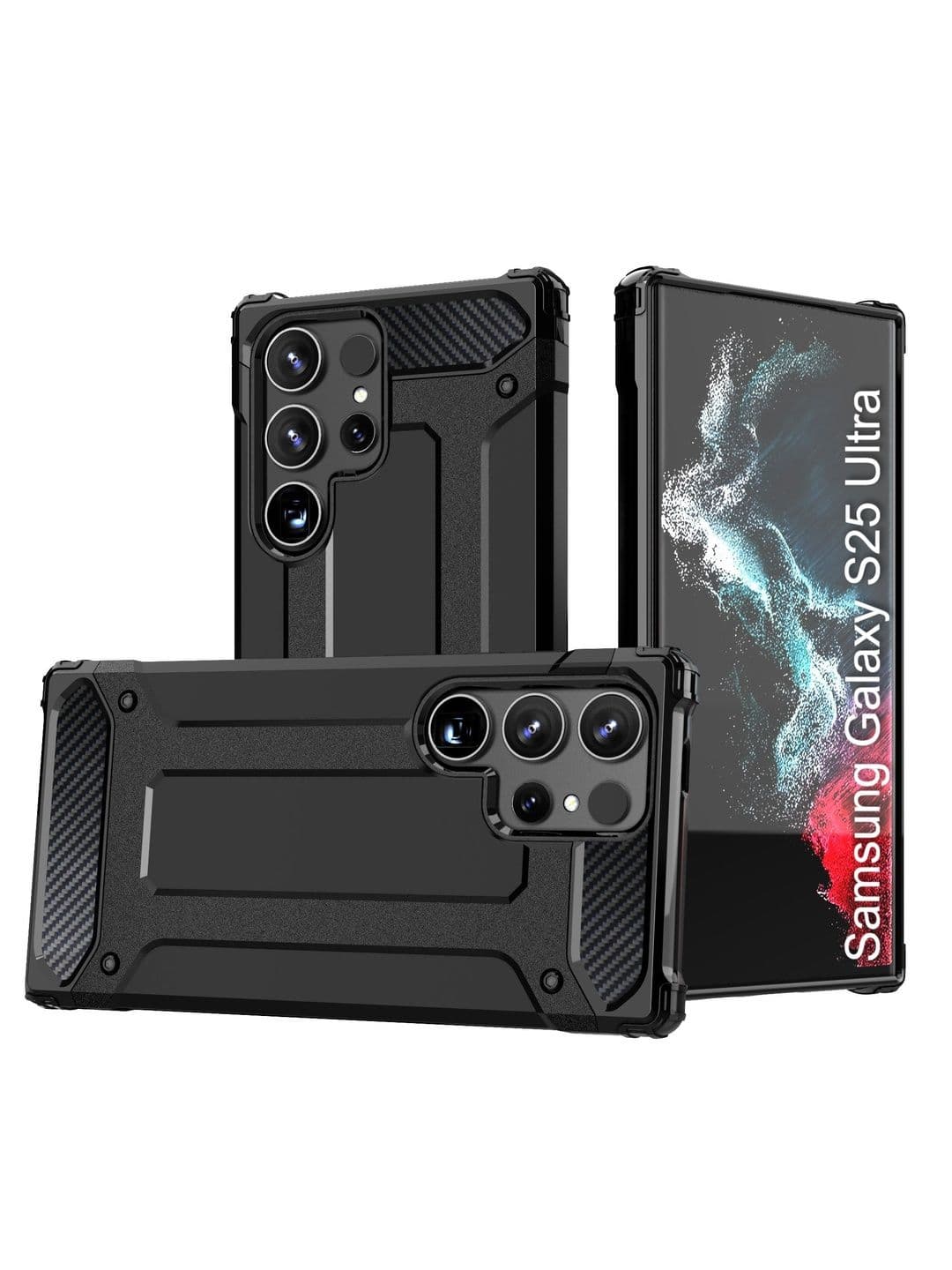 Luxury Kase Solid Printed Samsung Galaxy S25 Ultra 5G Back Case Mobile Accessories