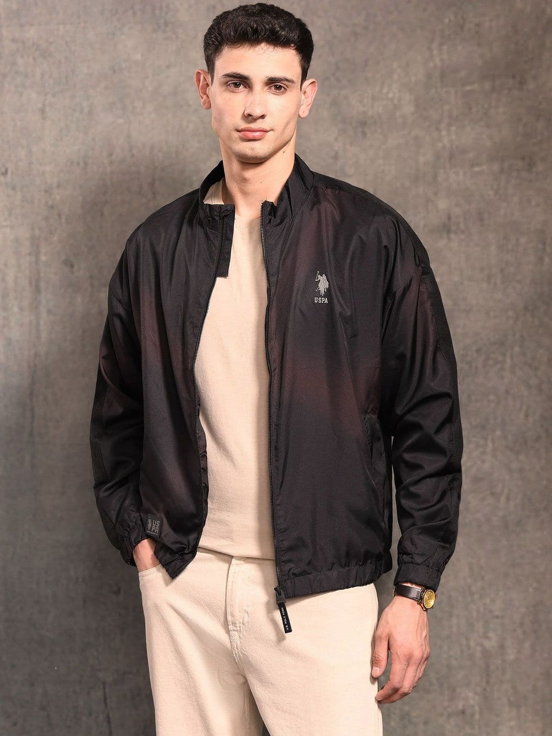 U.S. Polo Assn. Denim Co. Men Lightweight Bomber Jacket - view 1