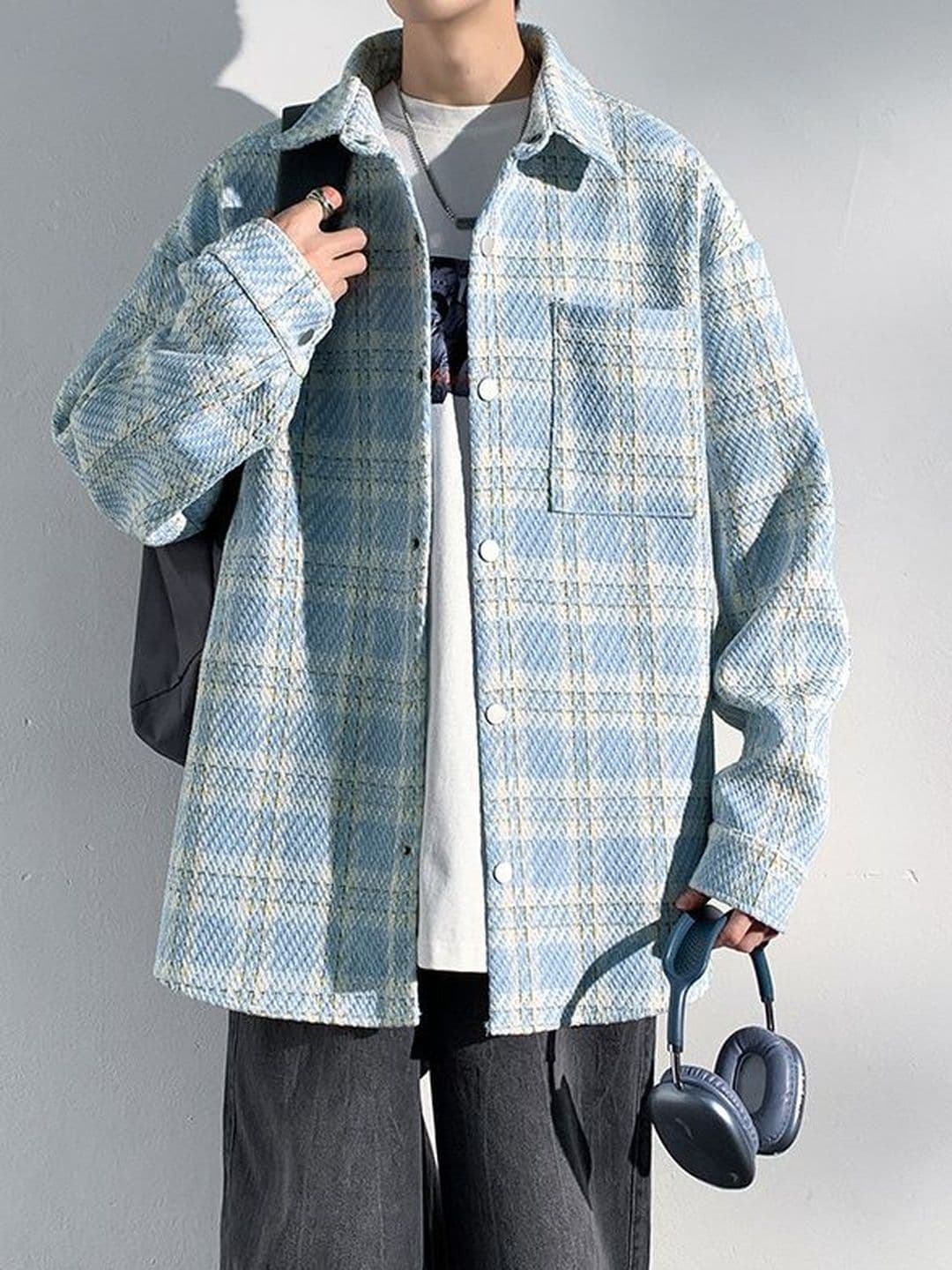 StyleCast x Revolte Men Checked Regular Casual Jacket - view 1
