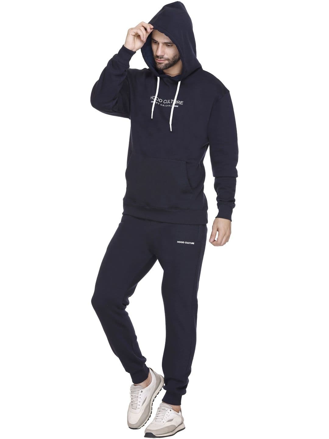 HOOD CULTURE Men Typography Printed Hood Tracksuits - view 1