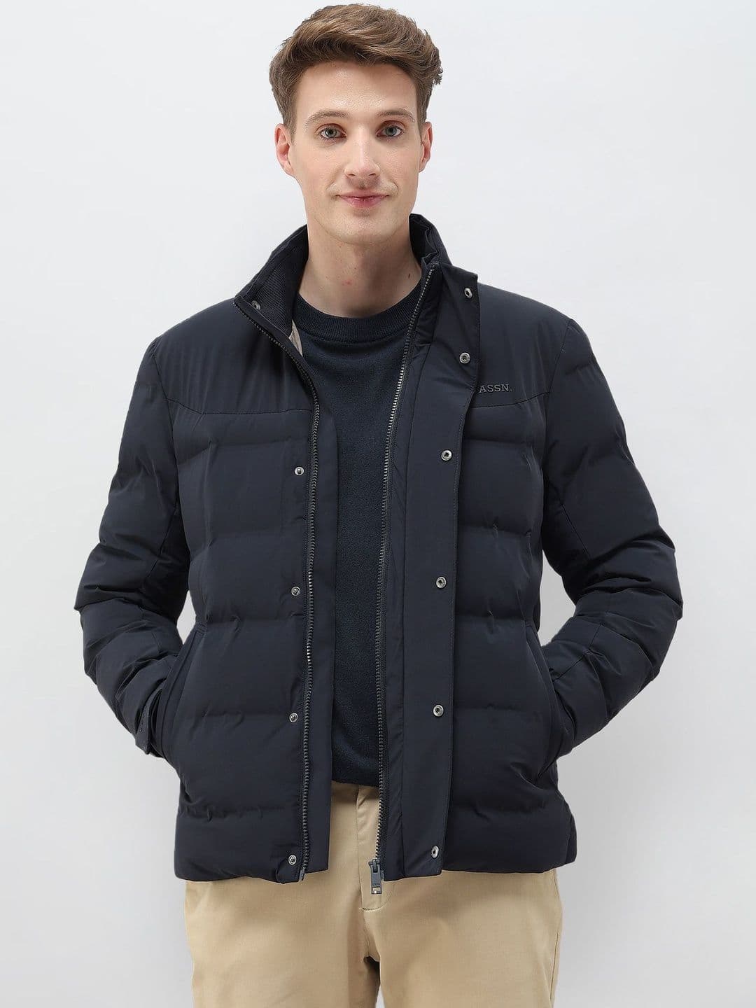 U.S. Polo Assn. Men Brand Logo Lightweight Puffer Jacket - view 1
