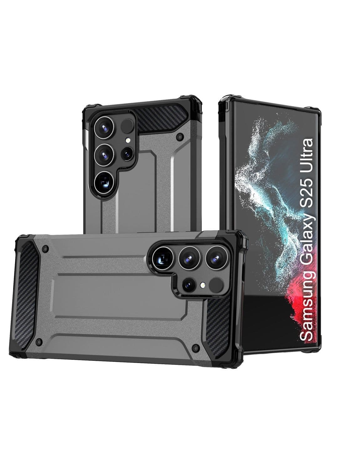 Luxury Kase Solid Printed Samsung Galaxy S25 Ultra Back Case Mobile Accessories