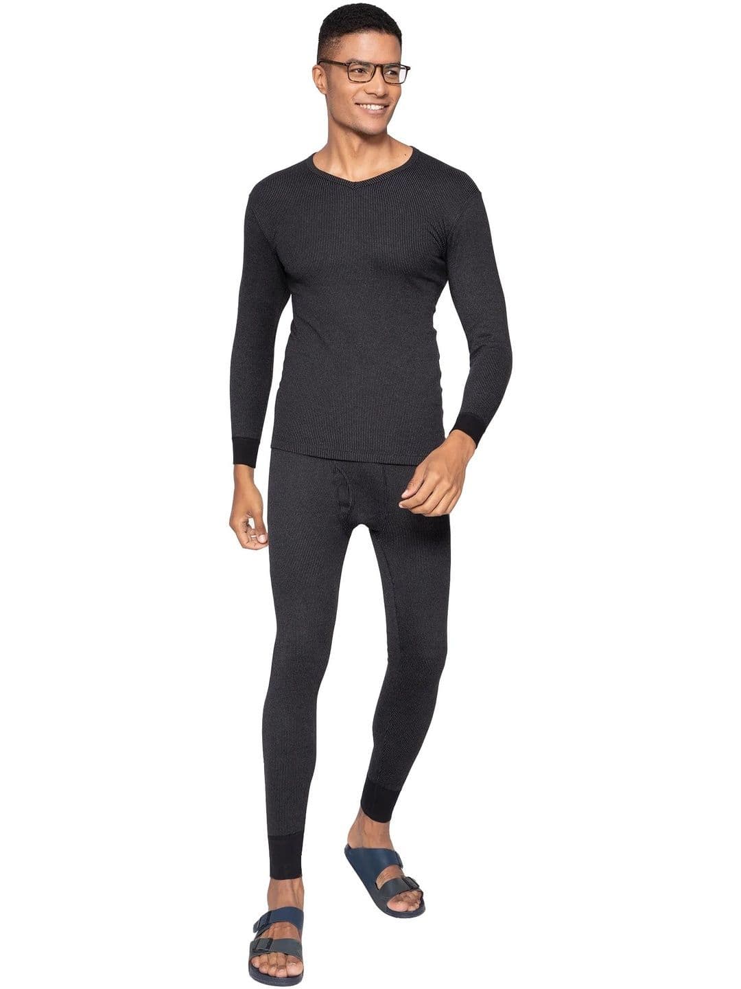 Sporto by Macho Striped Round Neck Thermal Set - view 1