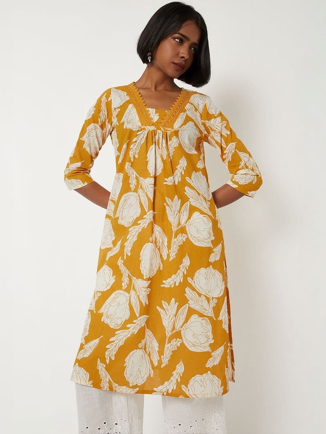 max Women Floral Printed Indie Prints Kurta - view 1