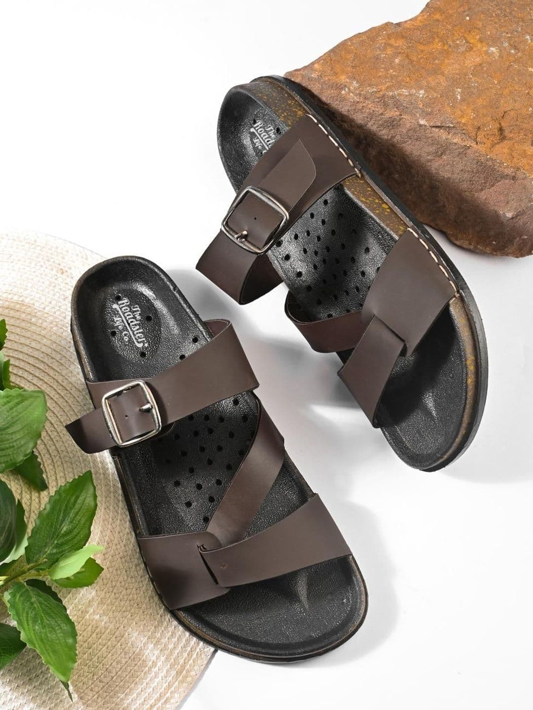 The Roadster Lifestyle Co. Men Double-Strap Buckle Comfort Sandals - view 1