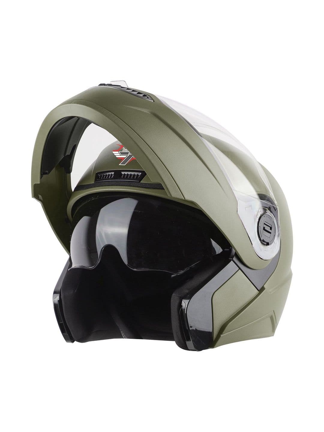 Steelbird Steel Scratch Resistant Flip-up Riding Helmet - view 1