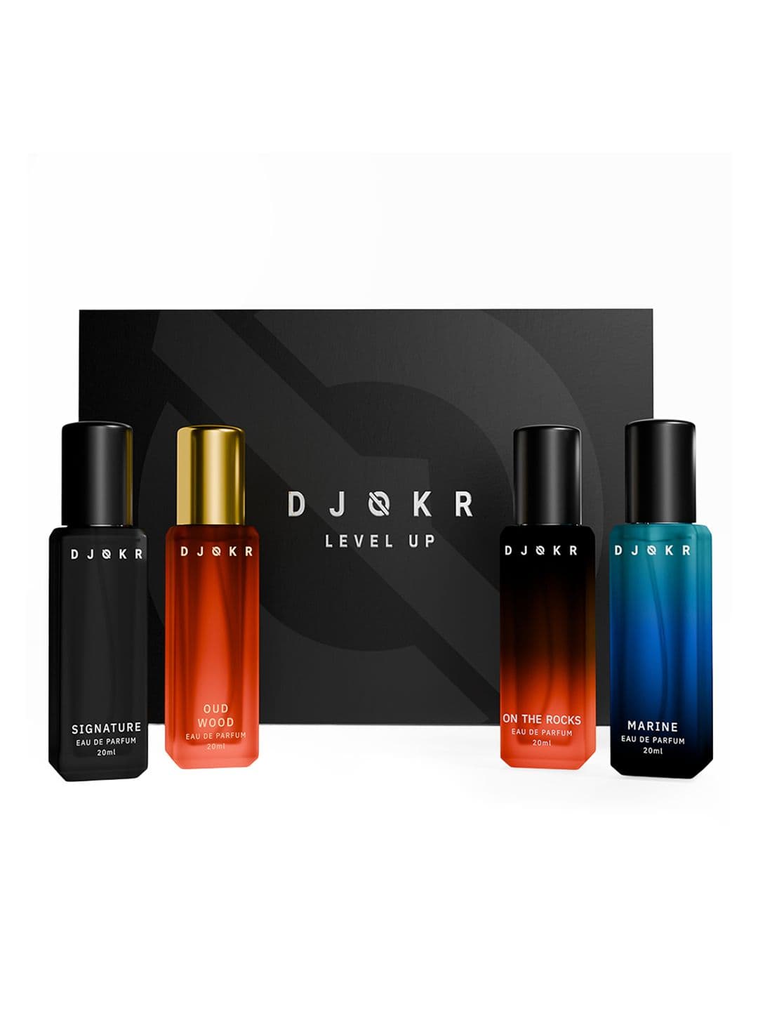 DJOKR Men Perfume Body Mist Gift Set 20 ml Each- Signature-On The Rocks-Oud Wood-Marine - view 1