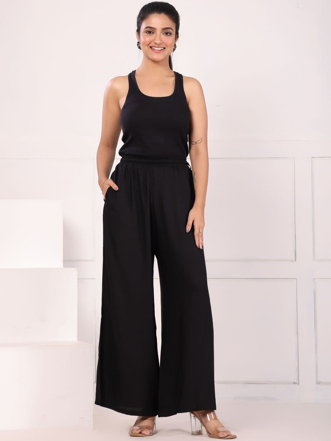 GEMINI Women Knitted Palazzos - view 1