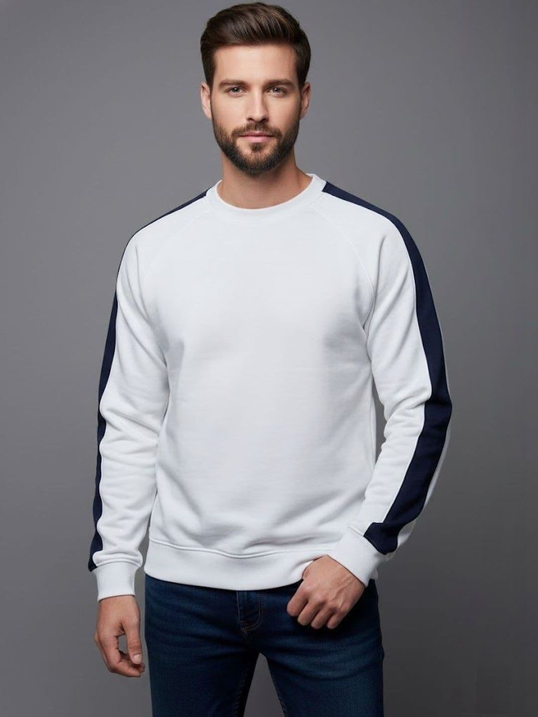 Roadster Mens Casual Crew-Neck Sweatshirt - view 1