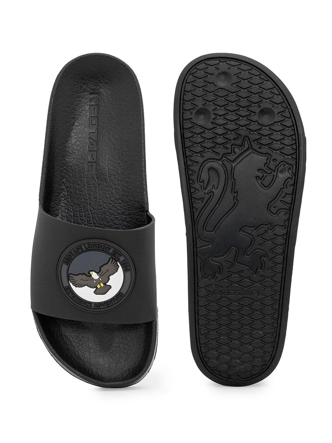Red Tape Men Rubber Sliders - view 1