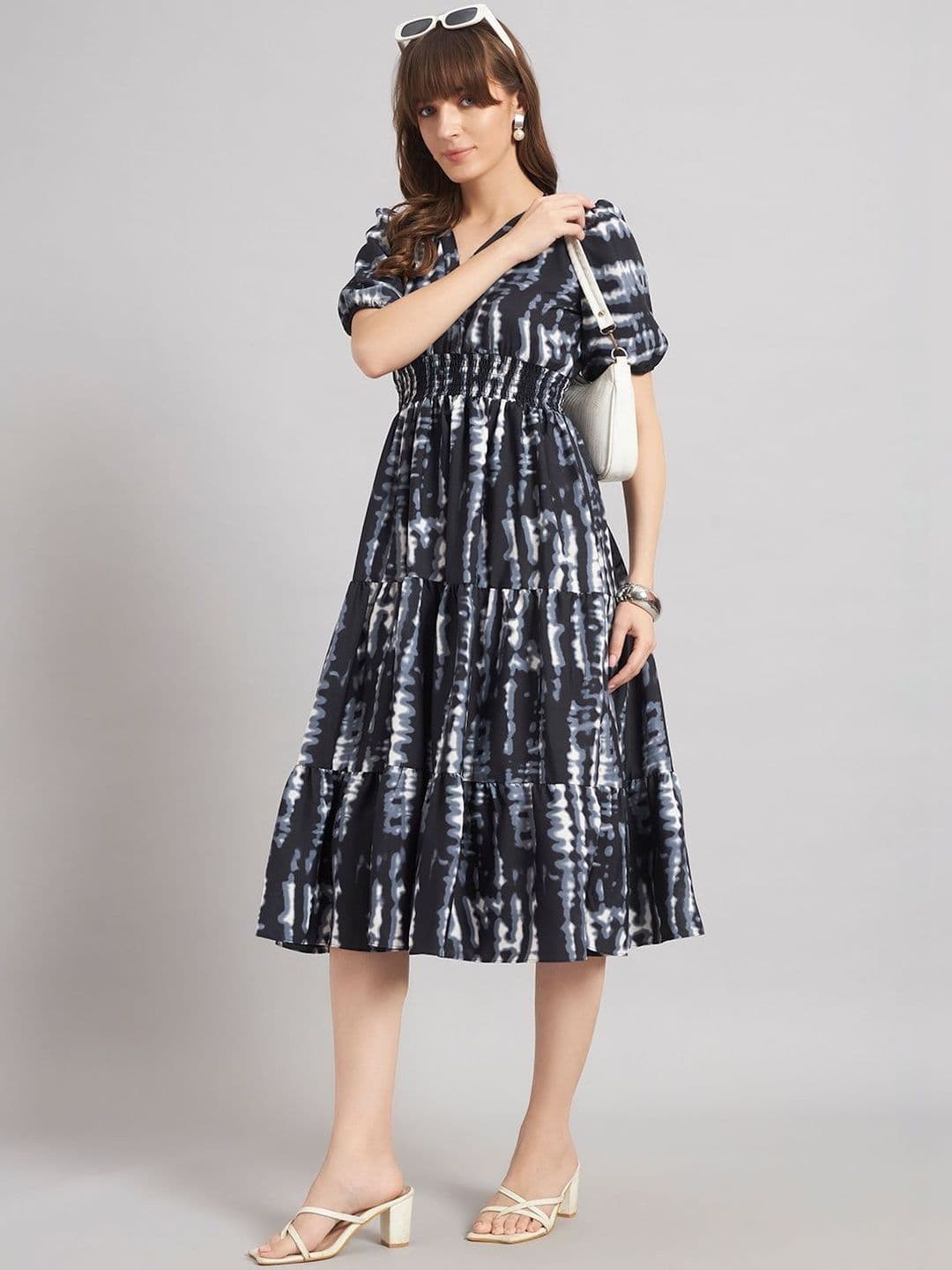 Femvy Women Printed Crepe Kurta - view 1