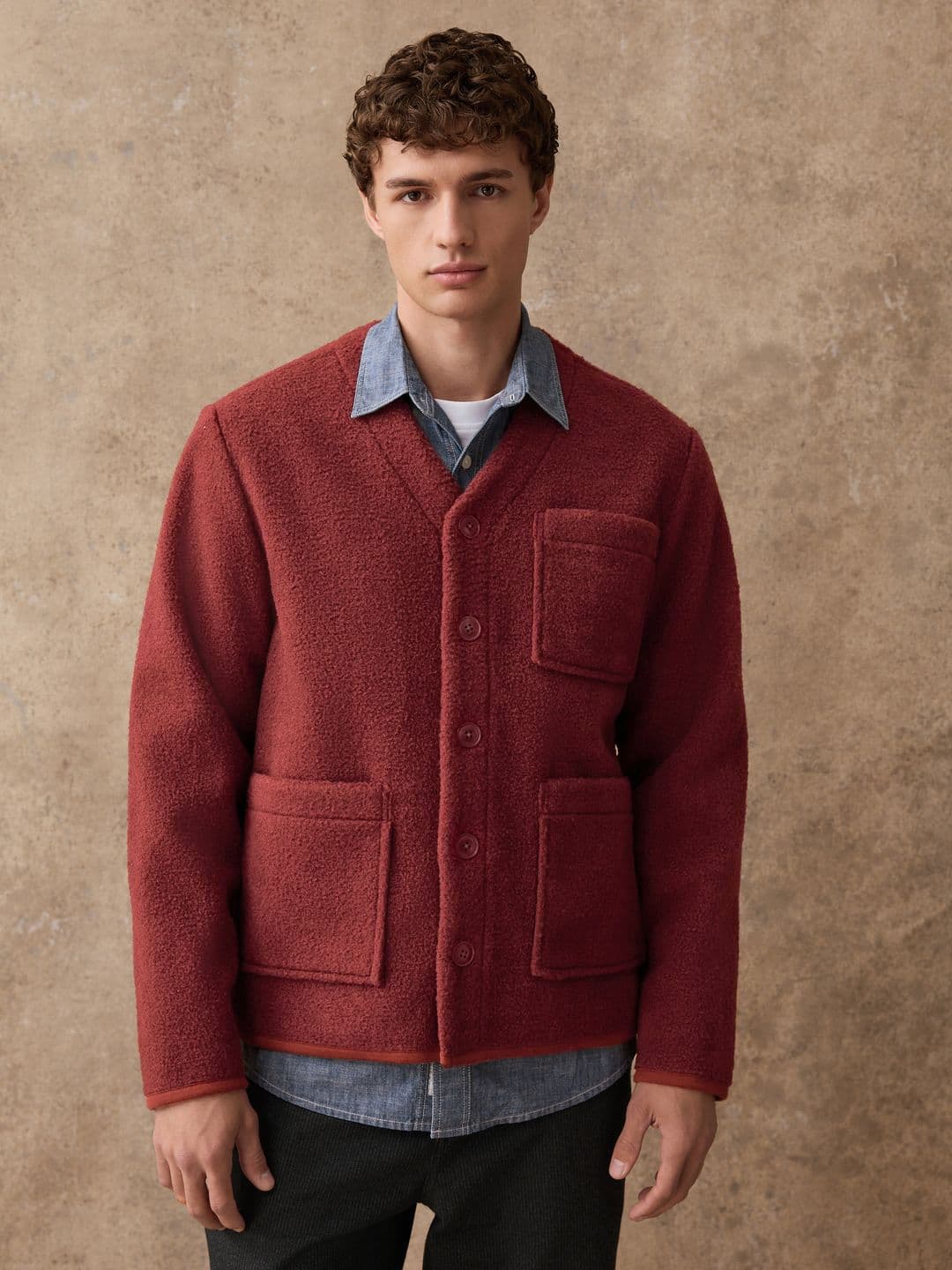 NEXT Fleece Tailored Jacket - view 1