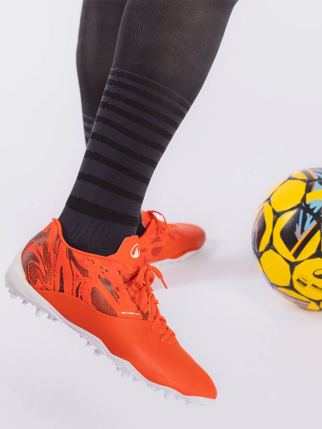 Decathlon Kipsta - Men Red White Essential 100+ MG AG Robustness Football Shoes - view 1