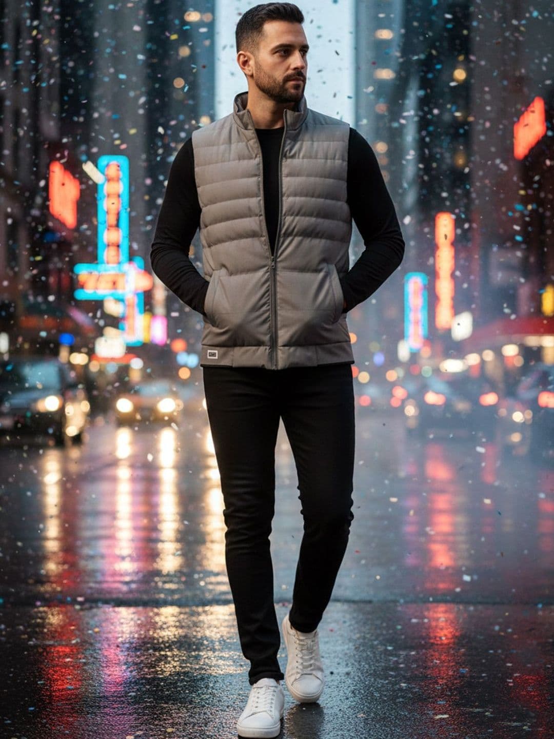 UNEX Men Lightweight Puffer Jacket - view 1