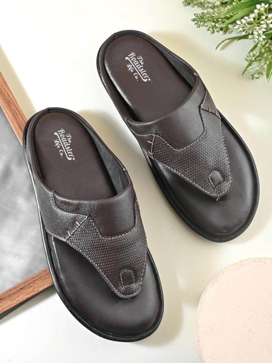 The Roadster Lifestyle Co Men Toe-Loop Slip-On Comfort Sandals - view 1