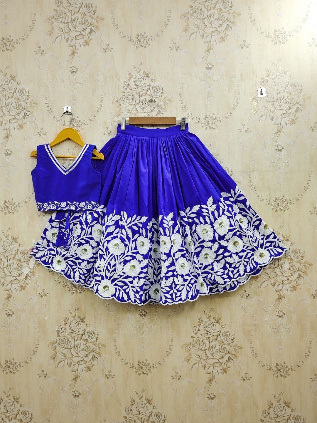 Helene Girls Embellished Thread Work Ready to Wear Lehenga Choli - view 1