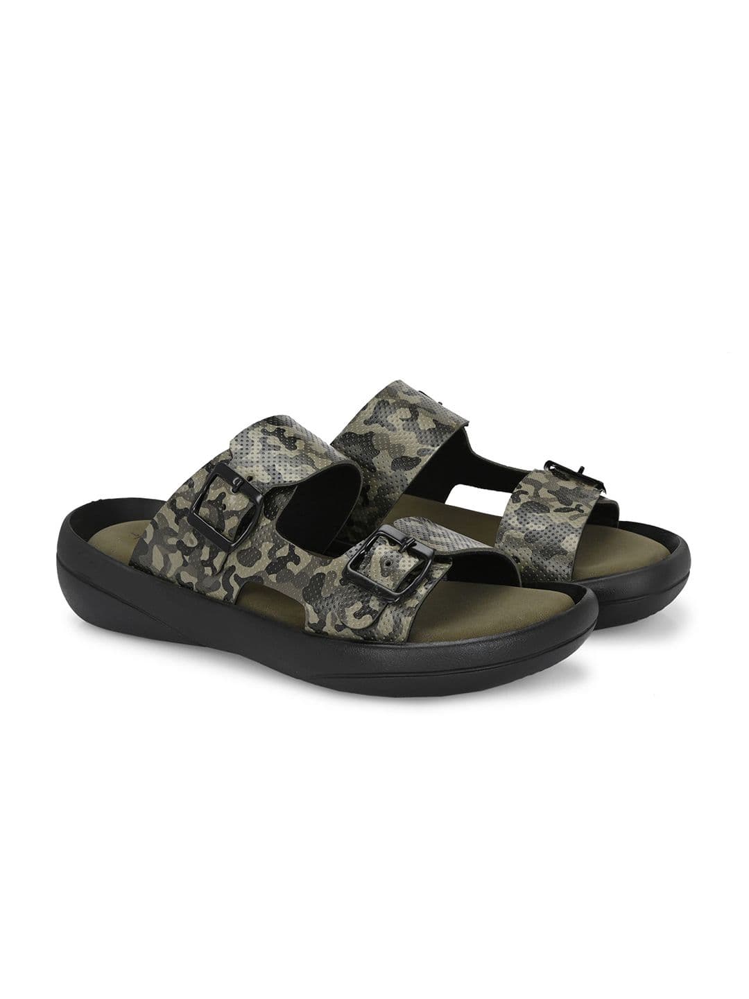 Azzaro Black Men Comfort Sandals - view 1