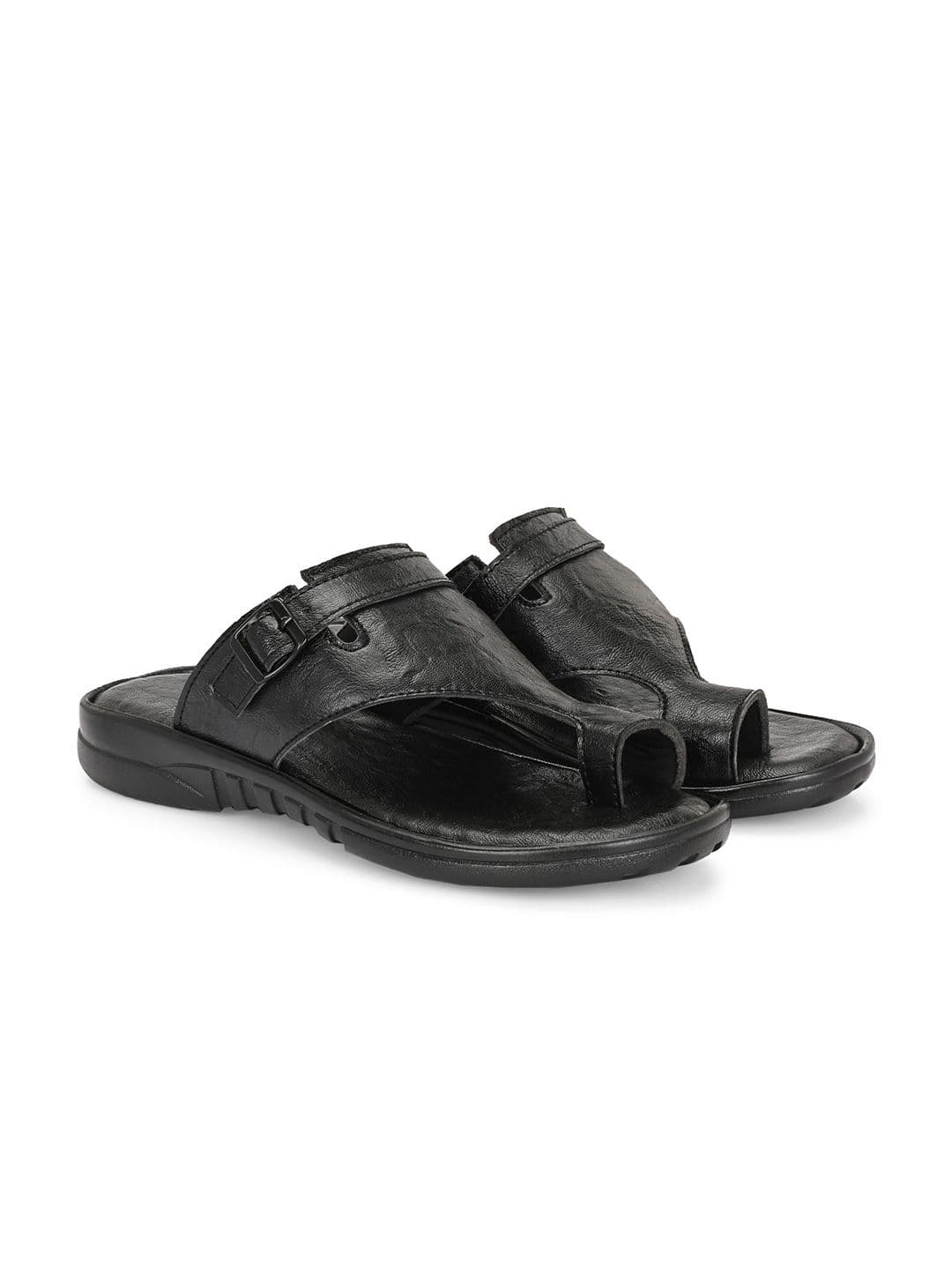 Azzaro Black Men Slip-On Flipflop - view 1