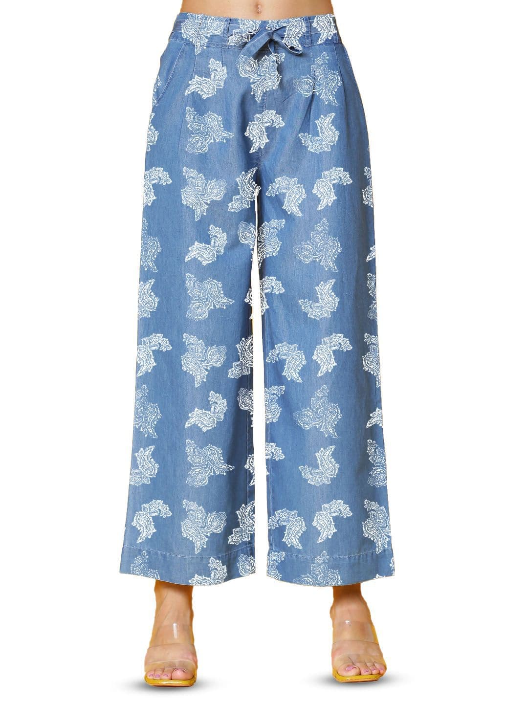 Novio Women Paisley Printed Palazzos - view 1