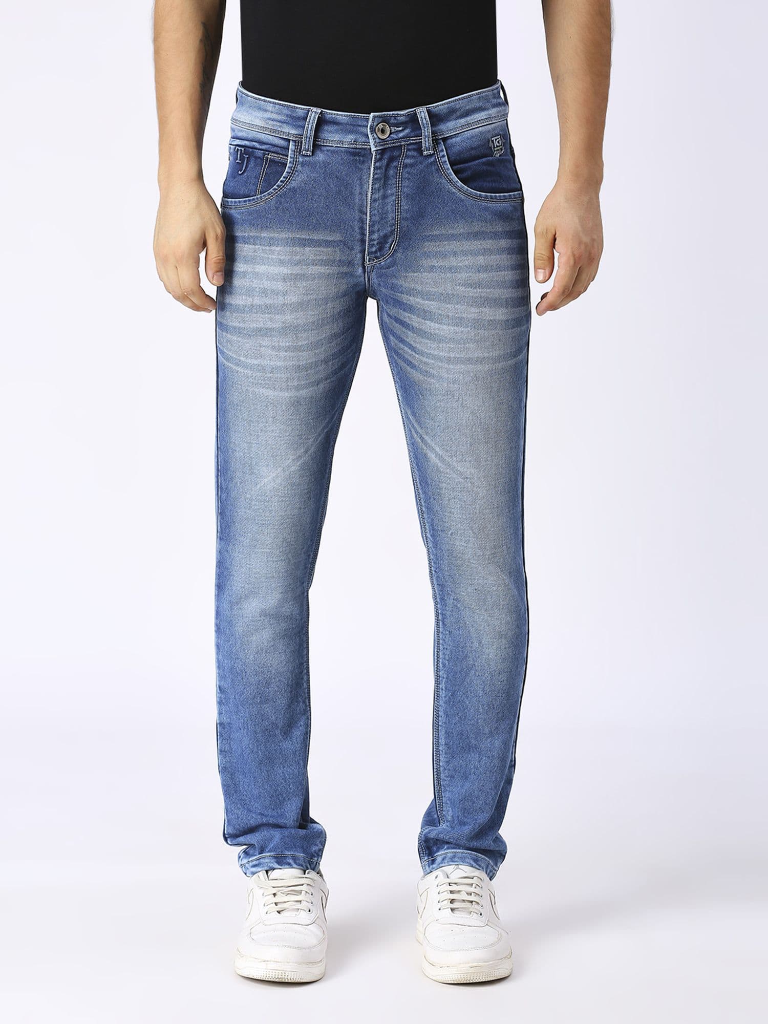 TCI Men Slim Fit Heavy Fade Jeans - view 1