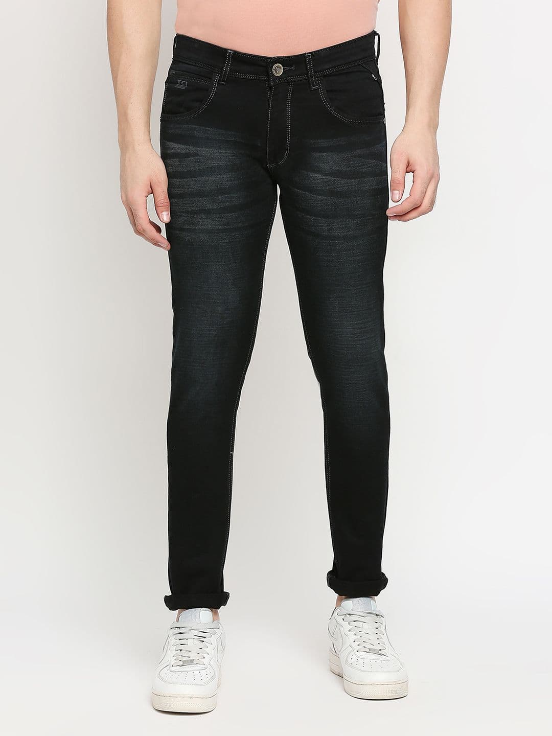 TCI Men Slim Fit Heavy Fade Jeans - view 1