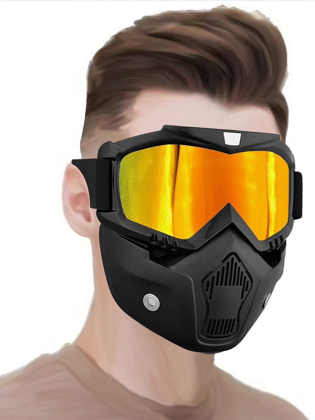 Adbeni Anti Scratch UV Protective Face & Eyewear Goggle Mask - view 1