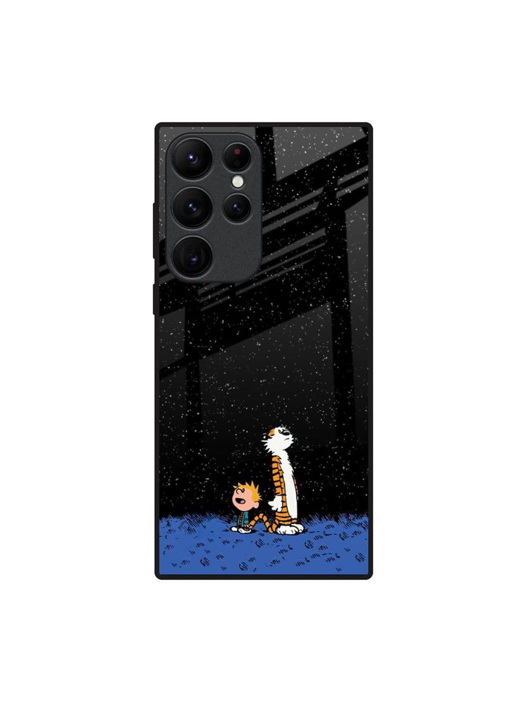 QRIOH Night Sky Star Real Cartoon Characters Printed Samsung Galaxy S22 Ultra Back Case