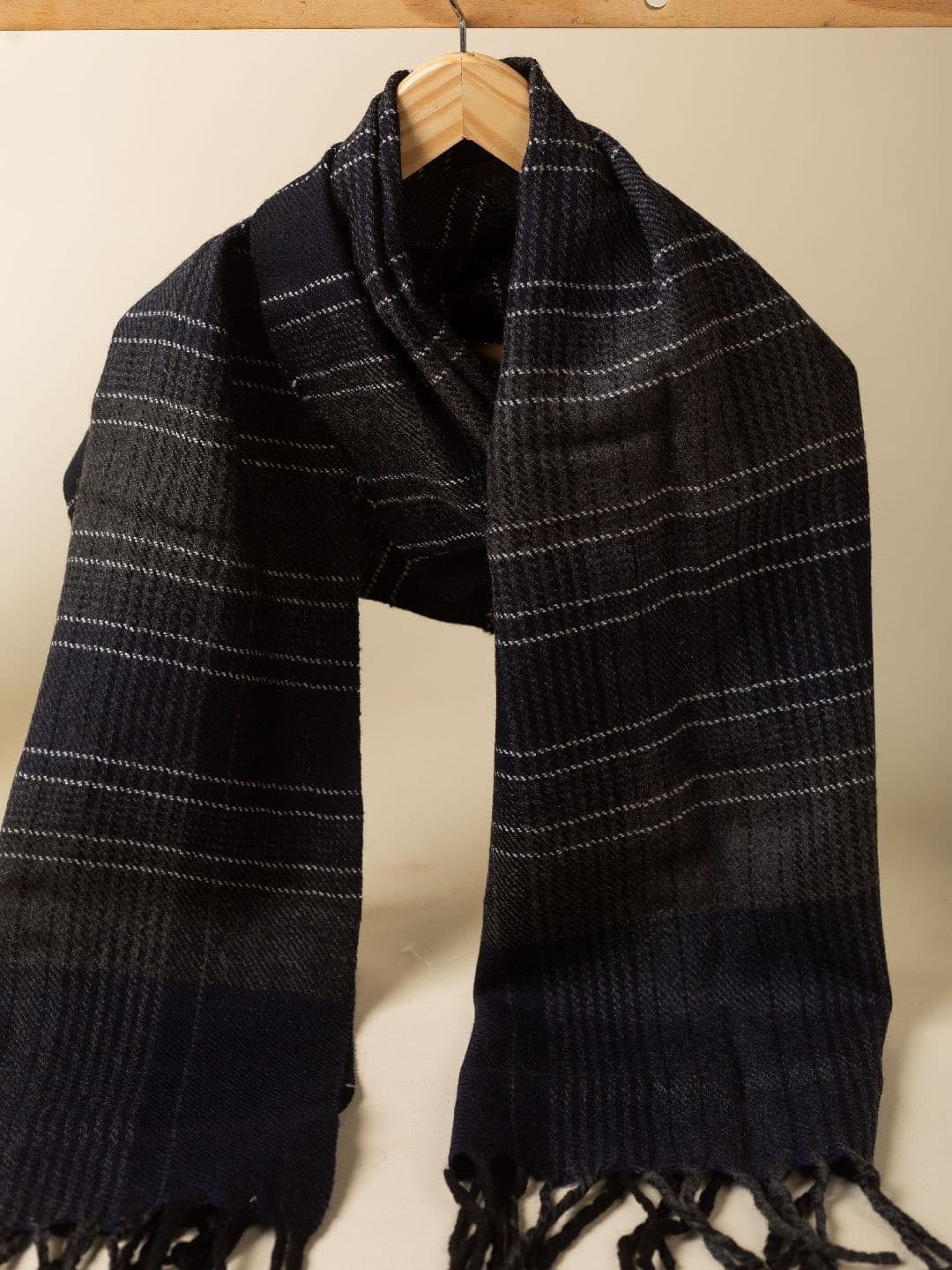 KUSVAA Unisex Striped Nayak Woolen Muffler - view 1