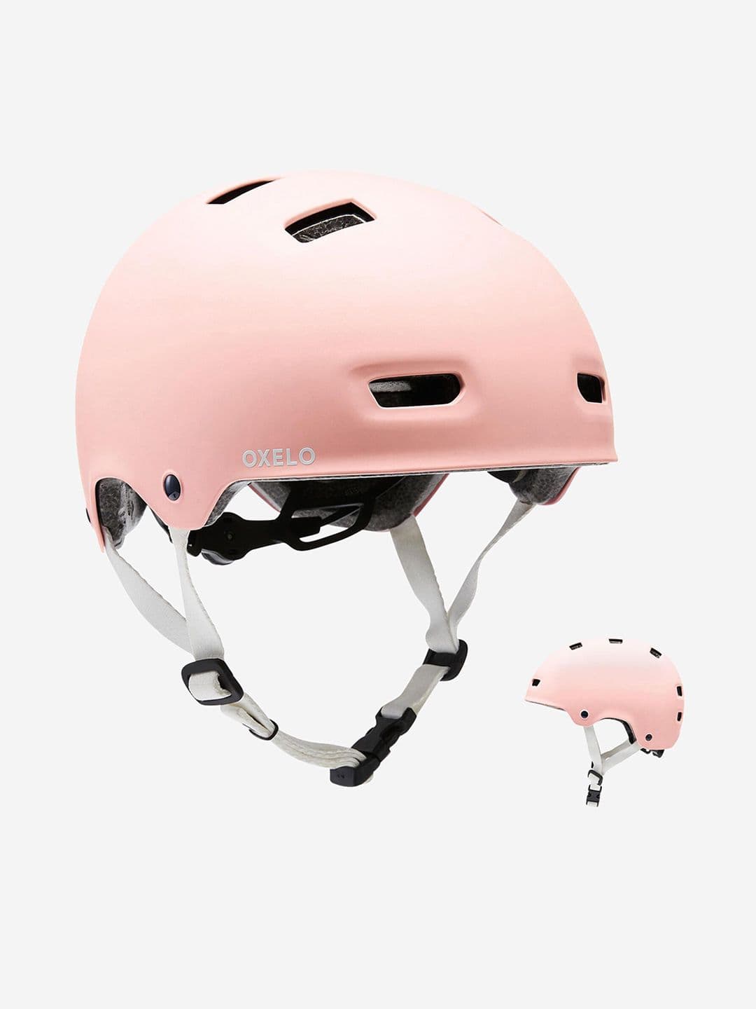 Decathlon Btwin - Unisex Pink MF500 Adjustable Skating Helmet - view 1