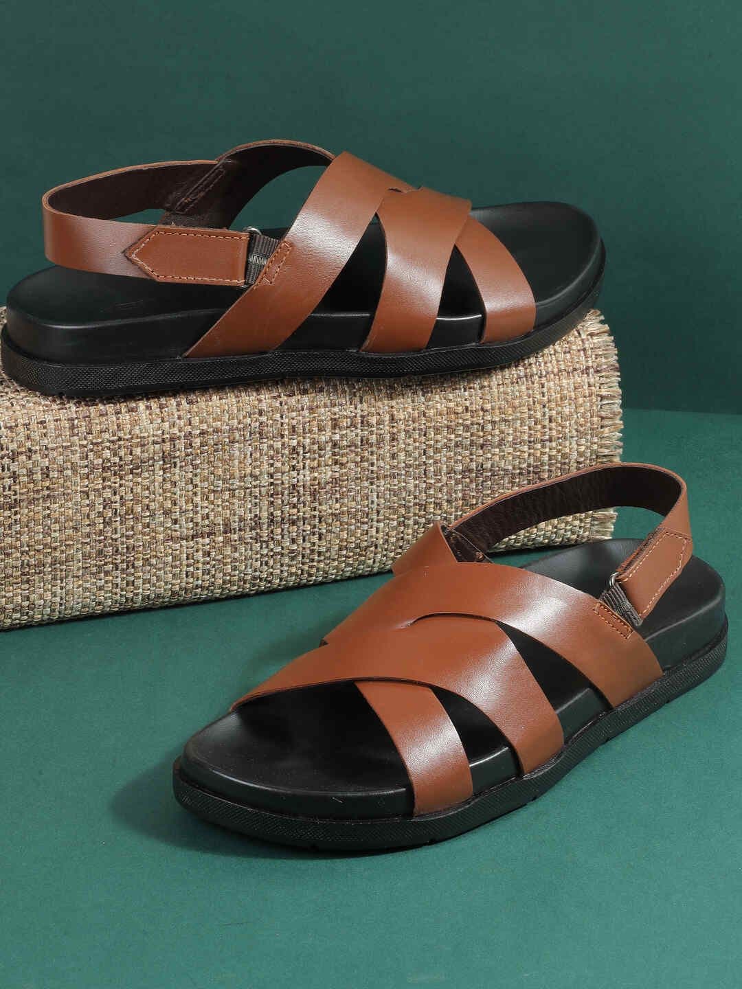 Metro Men Leather Shoe-Style Sandals - view 1