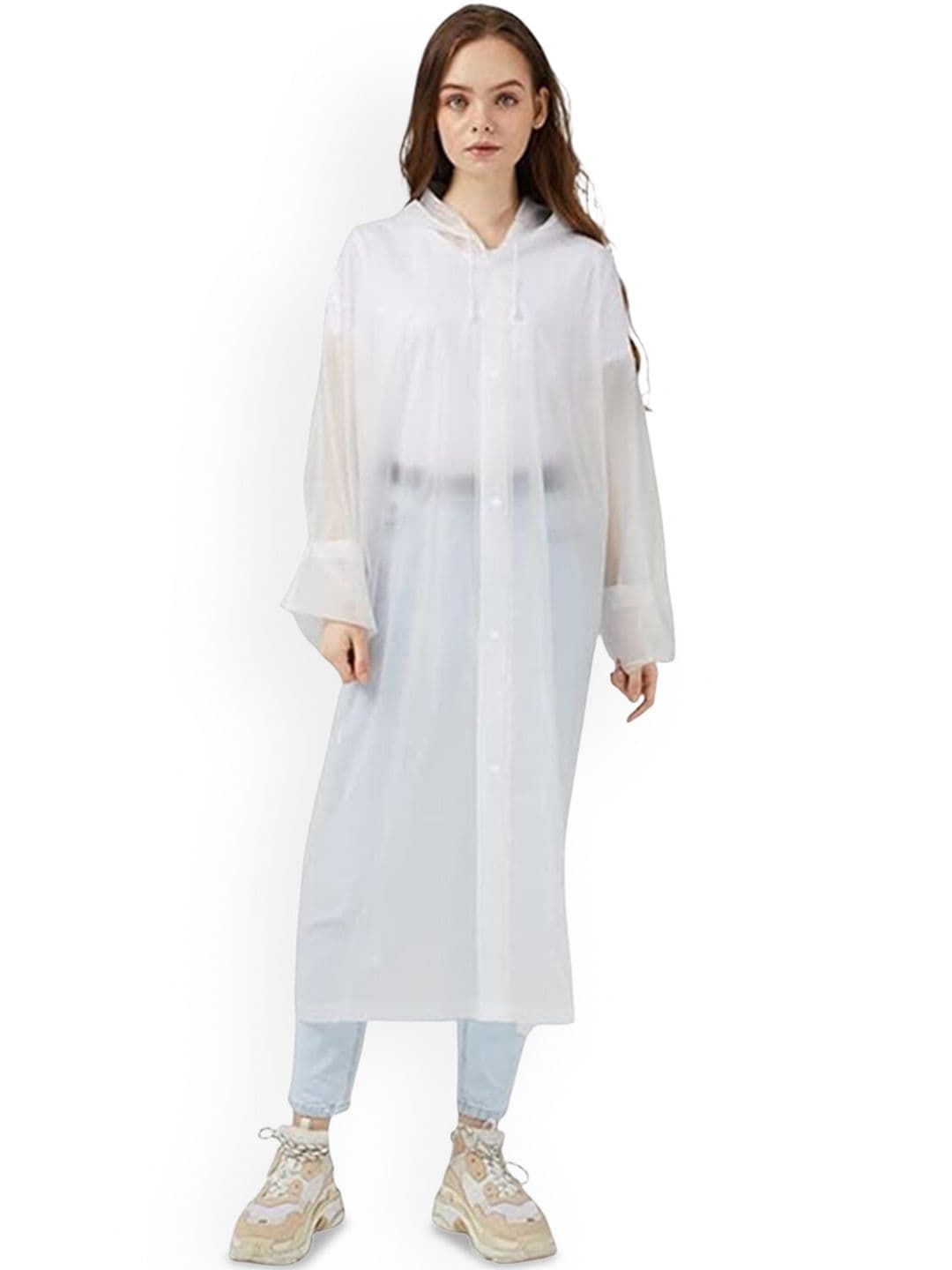 TEEMOODS Unisex Hooded Rain Jacket - view 1