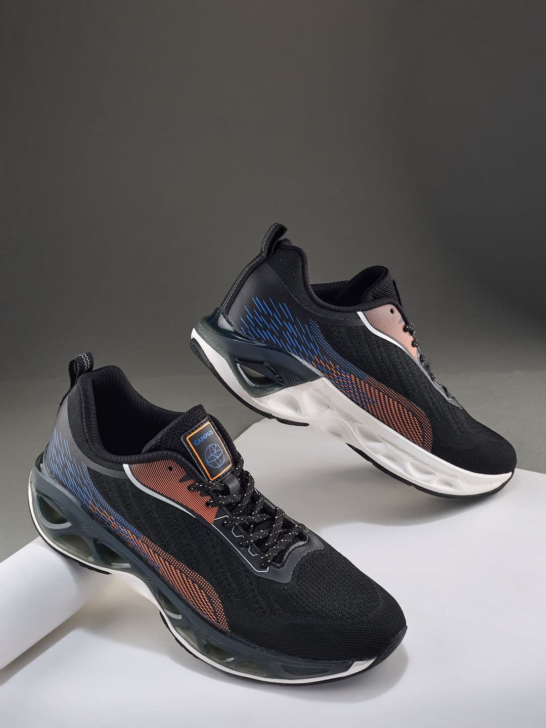 Campus Men CRASH Mesh Running Non-Marking Shoes - view 1