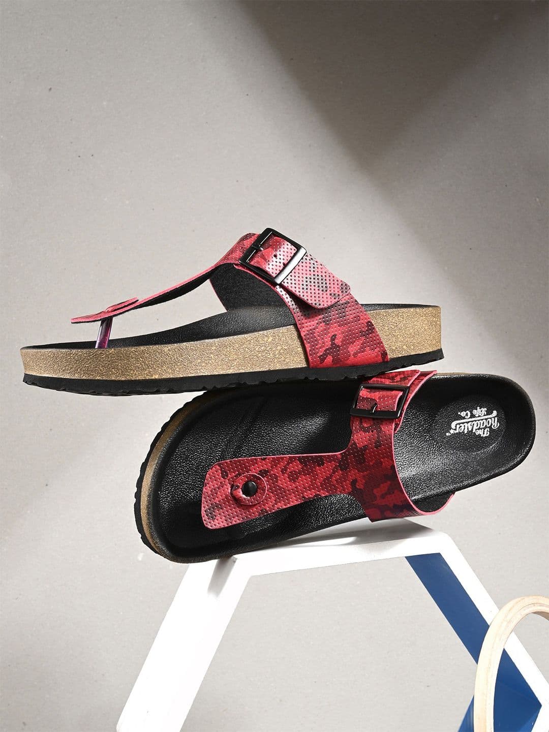 The Roadster Lifestyle Co Men Printed Comfort Sandals - view 1