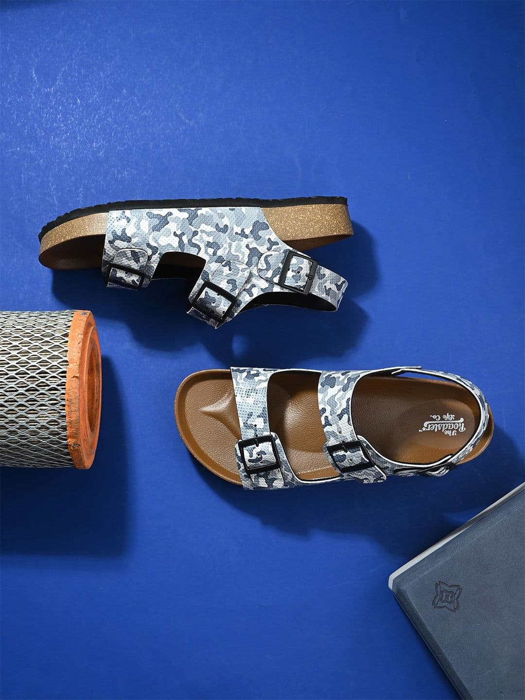 The Roadster Lifestyle Co Men Printed Comfort Sandals - view 1