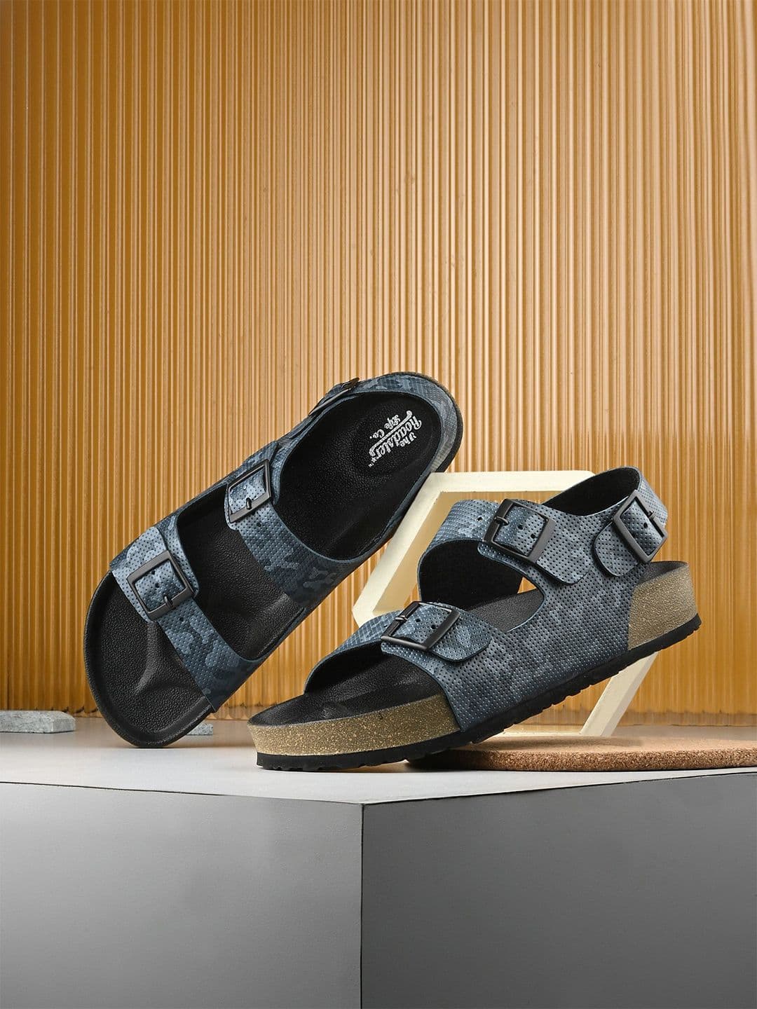 The Roadster Lifestyle Co Men Printed Comfort Sandals - view 1