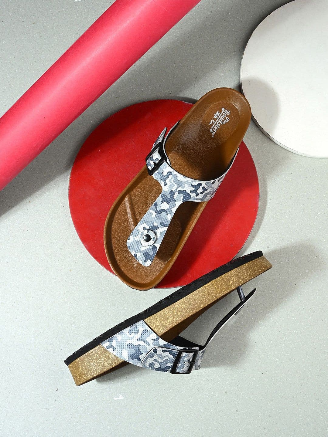 The Roadster Lifestyle Co Men Printed Comfort Sandals - view 1