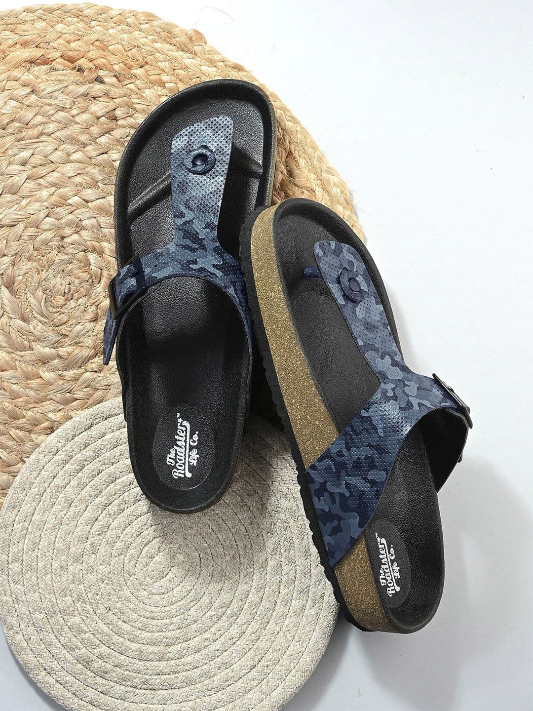 The Roadster Lifestyle Co Men Printed Comfort Sandals - view 1