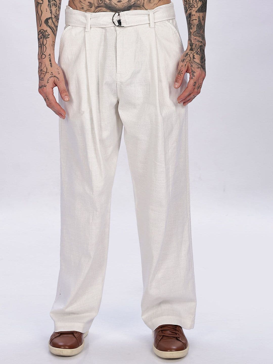 BEVDAAS Men High-Rise Light Fade Jeans - view 1