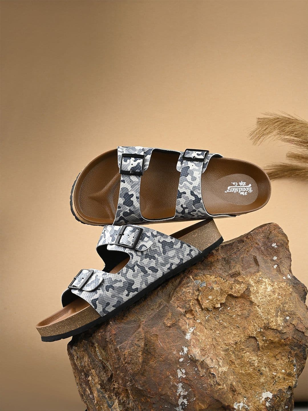 The Roadster Lifestyle Co Men Printed Comfort Sandals - view 1