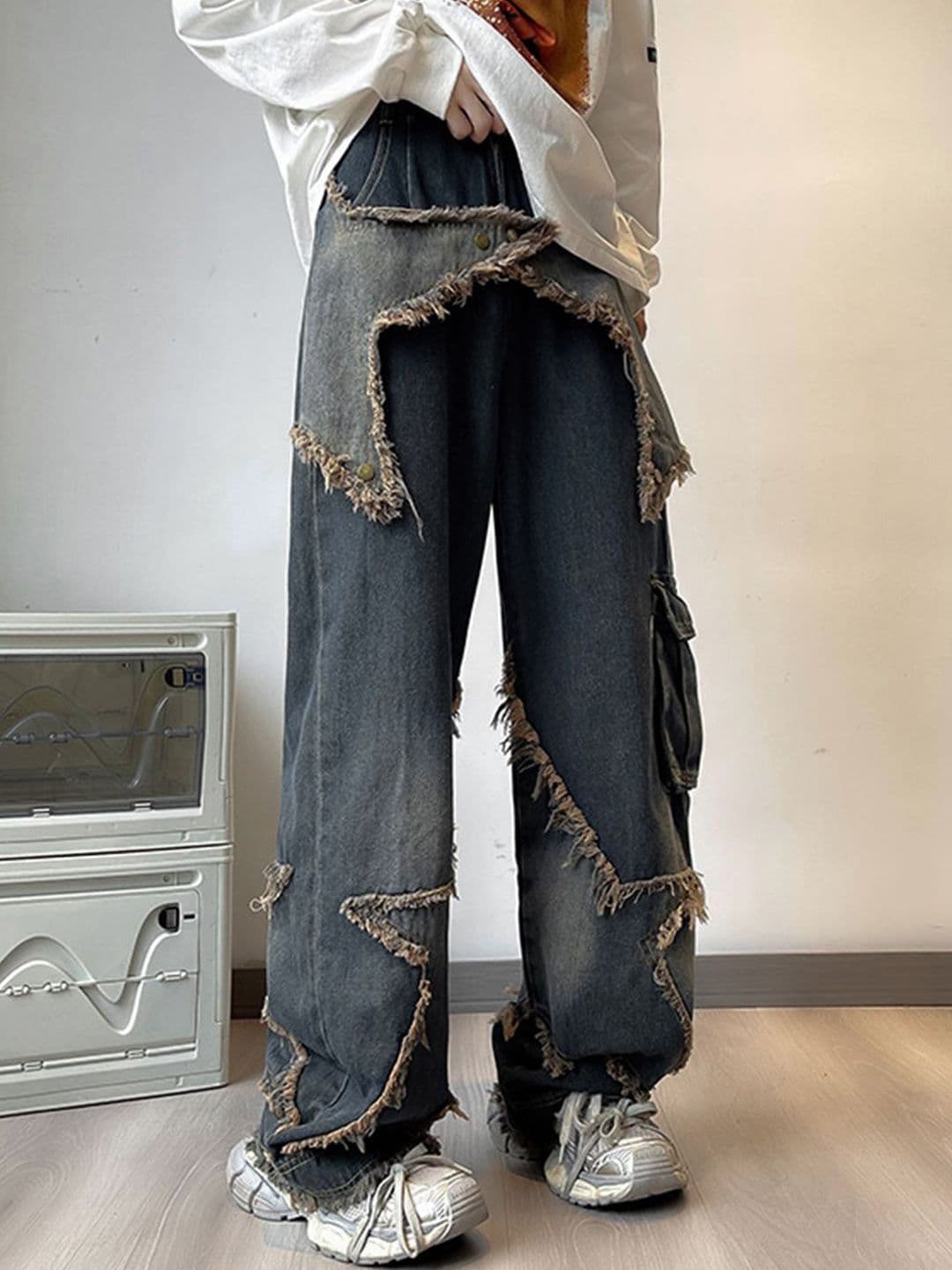 HERE&NOW Men Baggy Light Fade Jeans - view 1