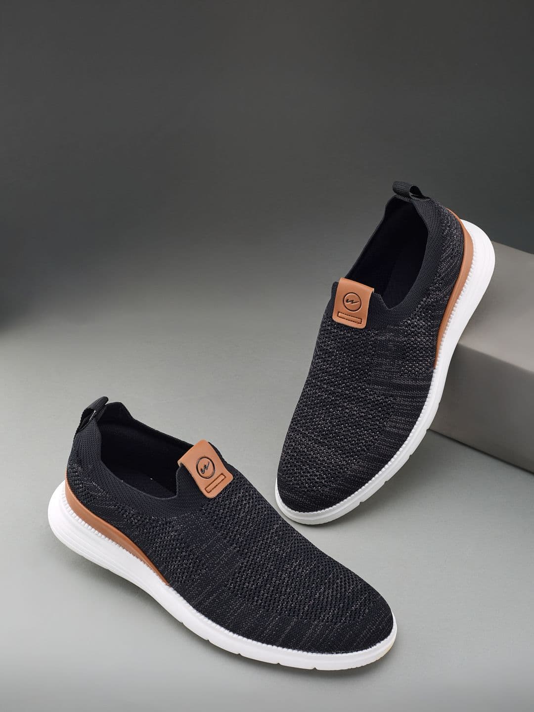 Campus Men CHALK Woven Design Slip-On Sneakers - view 1